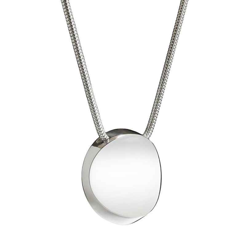 Atlantic medium silver pendant