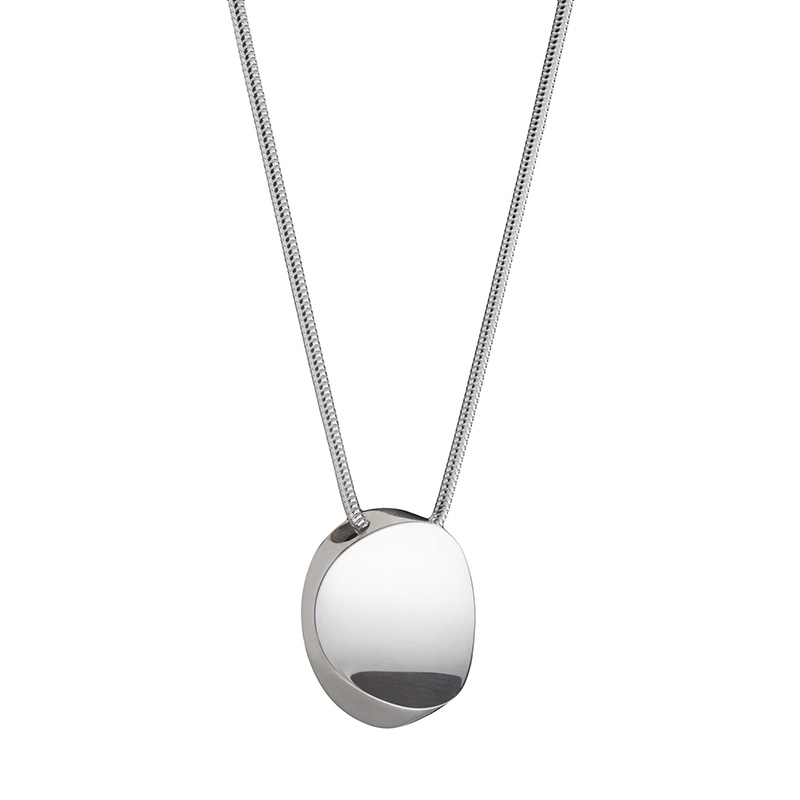 Atlantic small silver pendant