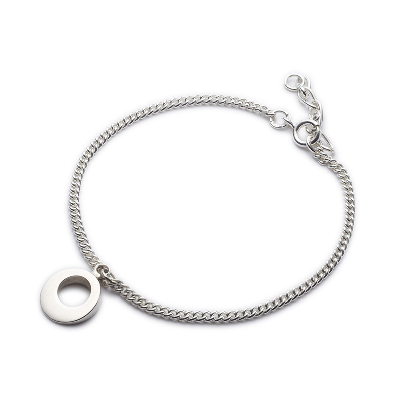 Circle of dreams silver charm-like bracelet