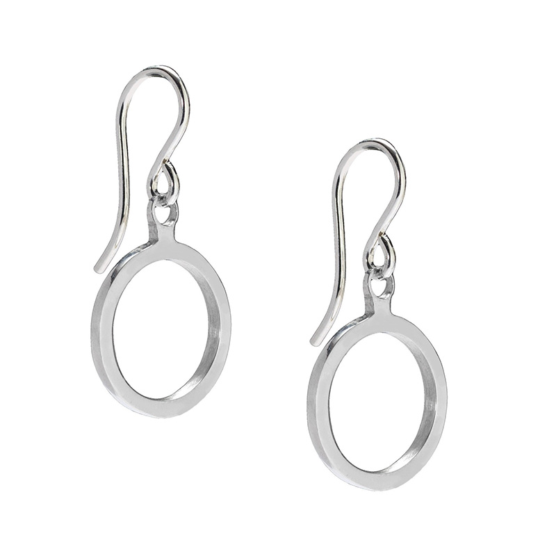 Daisy Days silver swing earrings
