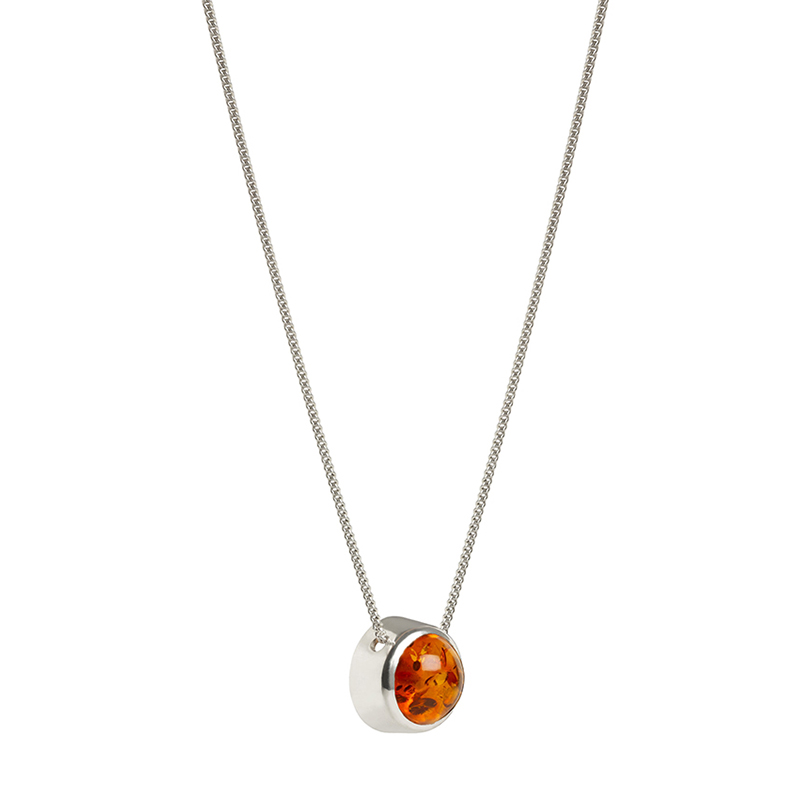 Balance large amber pendant