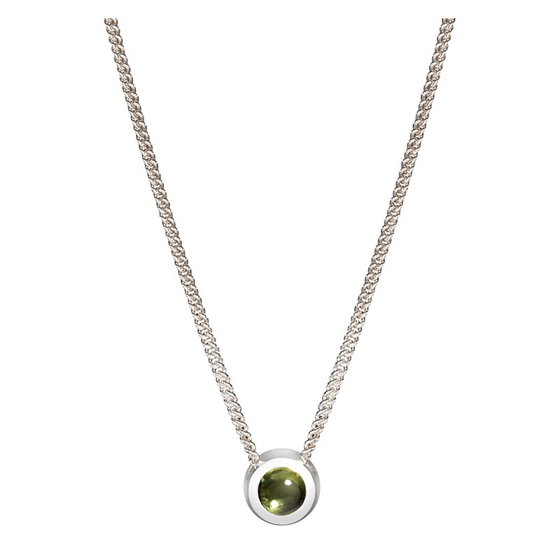 Balance small peridot pendant