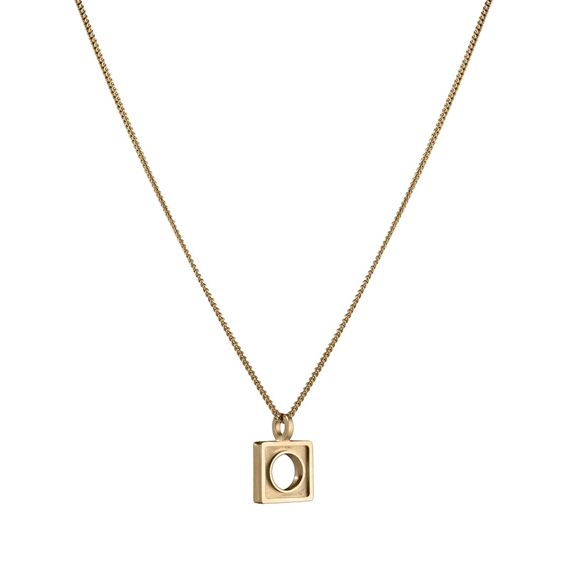 HORIZON SMALL GOLD PENDANT