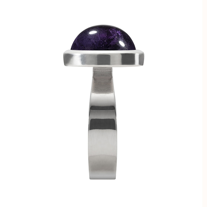 Balance Amethyst Silver Ring