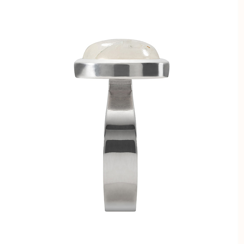 Balance moonstone silver ring