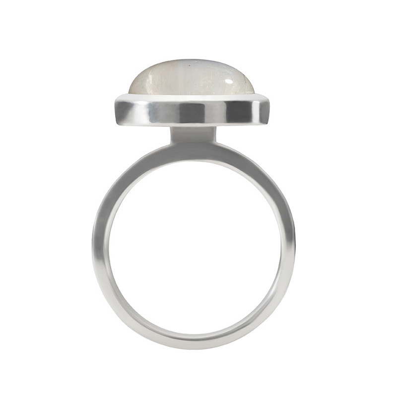 Balance moonstone silver ring