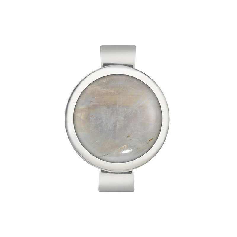 Balance moonstone silver ring