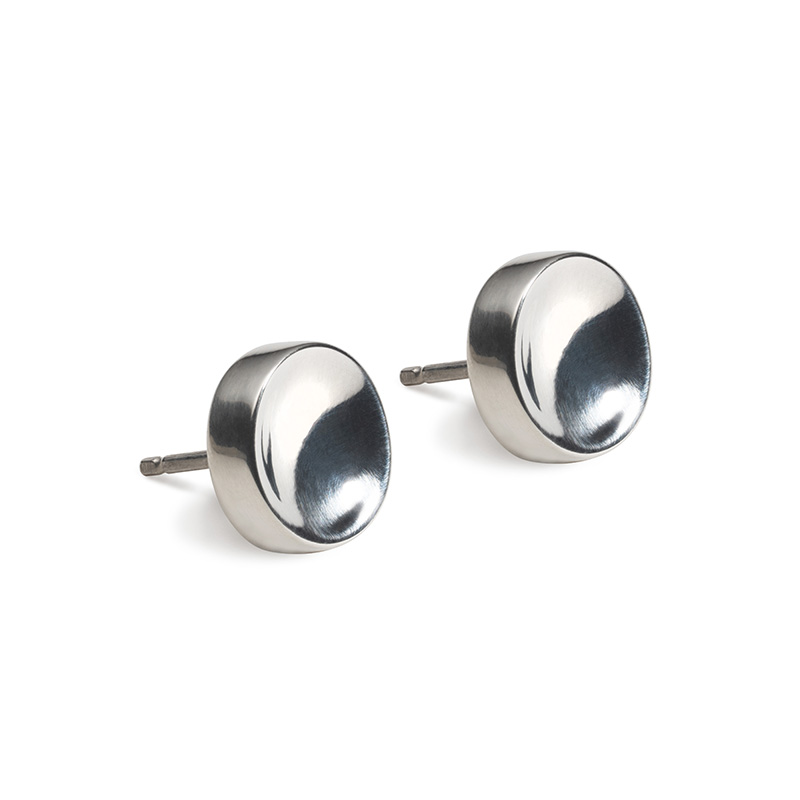 Reflections silver stud earrings