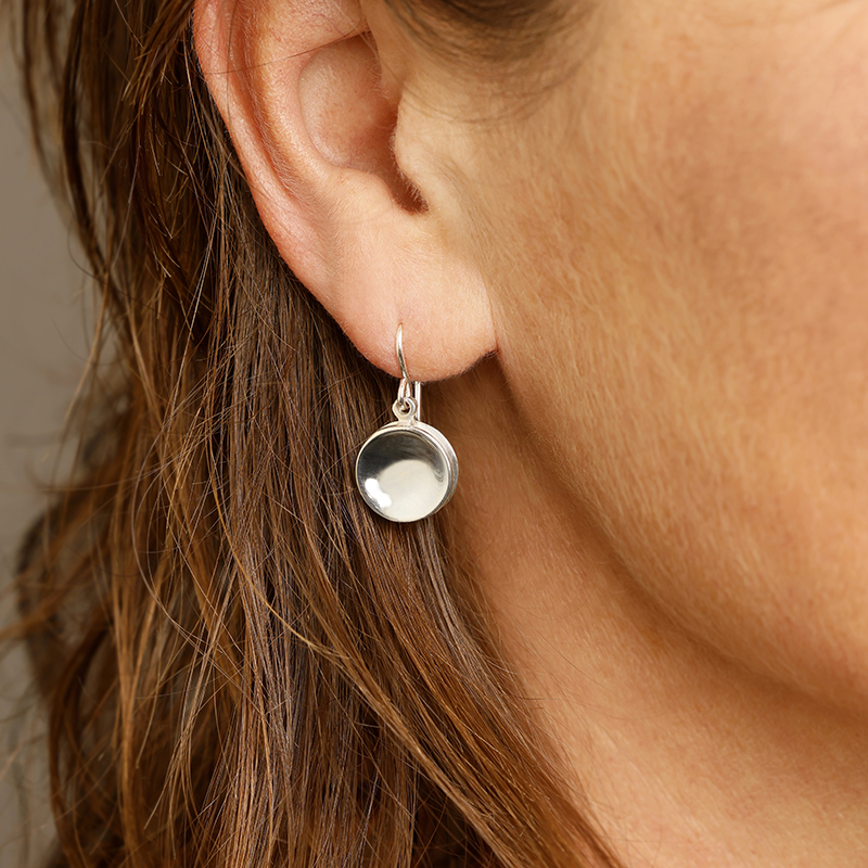Reflections Silver Dangle Earring