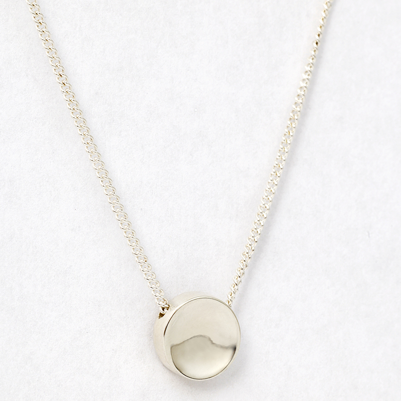 reflections mini silver pendant